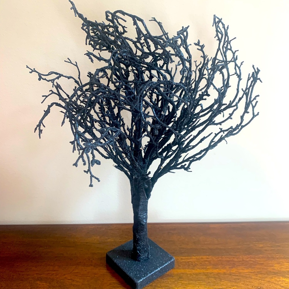 24 Inch Prelit Halloween Tree Decor with Timer - Picture 4 of 9